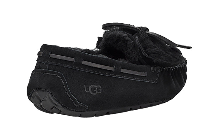(WMNS) UGG Dakota Double Bow (Bowknot) Black 1118913-BLK