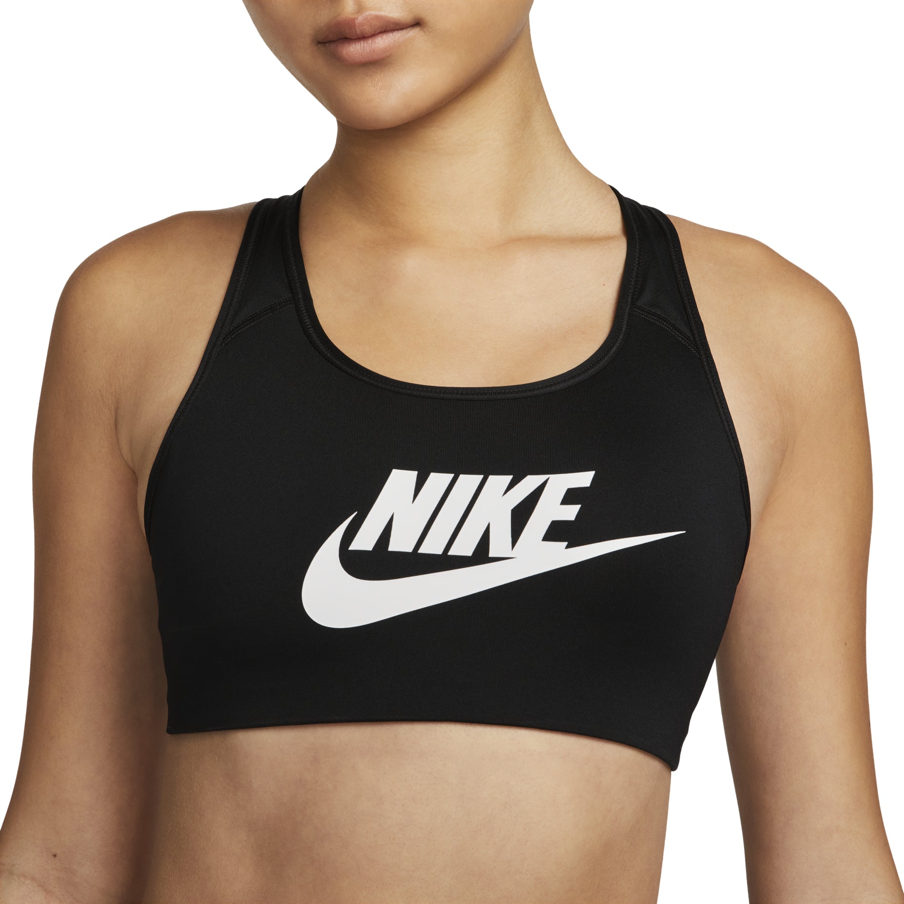(WMNS) Nike Swoosh Sports Vest Black 899371-010