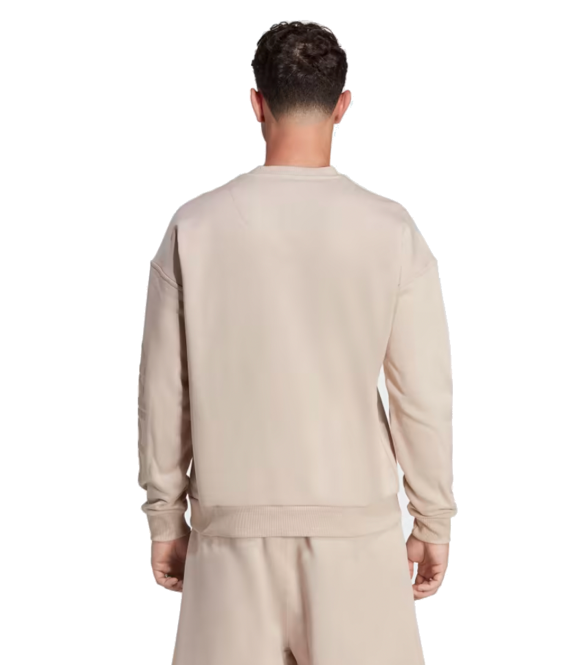 adidas Lounge Fleece Sweatshirt Brown 'Wonder Taupe' IA9362