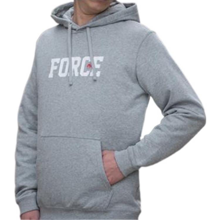 Men's Nike Alphabet Printing Hooded Long Sleeves Gray BQ6357-063