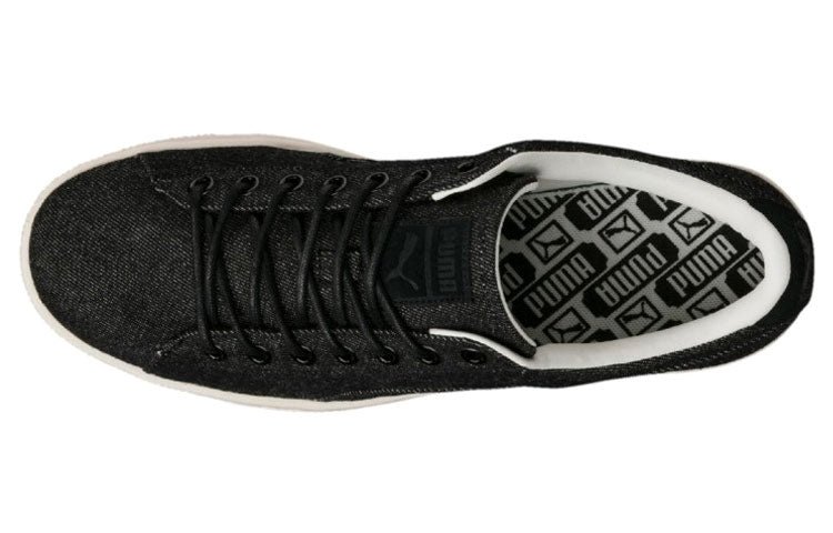 PUMA Basket Classic Denim Leisure Shoes Black 362555-03