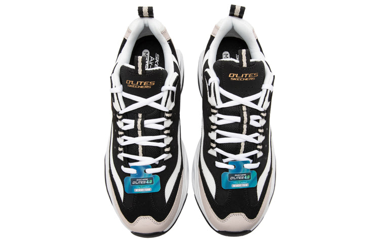 Skechers Dlites 4.0 'Black Gold Multicolor' 237226-BKGD