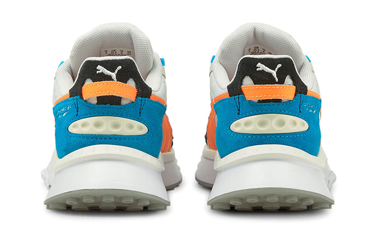 (GS) PUMA Wild Rider Rollin 'White Orange Glow' 382028-04