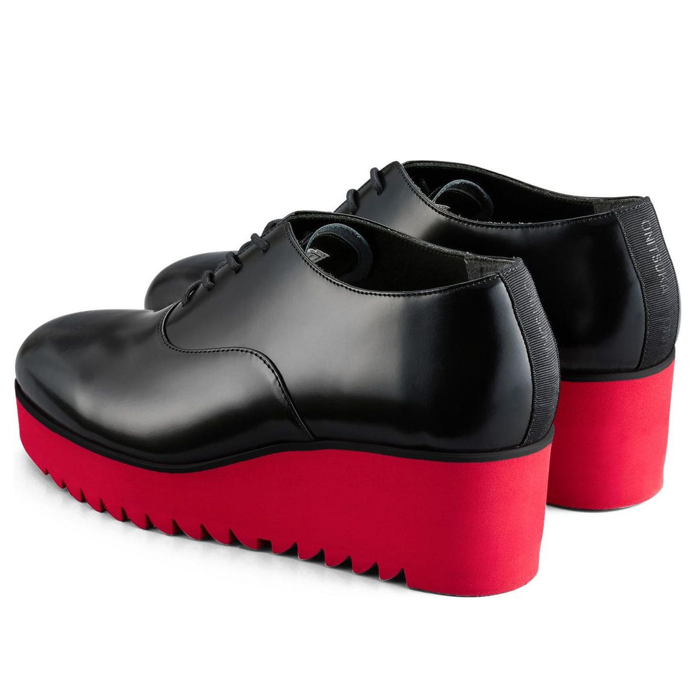 (WMNS) Onitsuka Tiger Wedge-O 'Black Classic Red' 1182A645-001