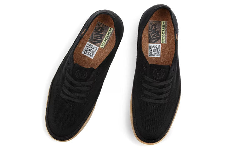Vans Circle Vee Casual Skateboarding Shoes Black VN0A4BWLB9M