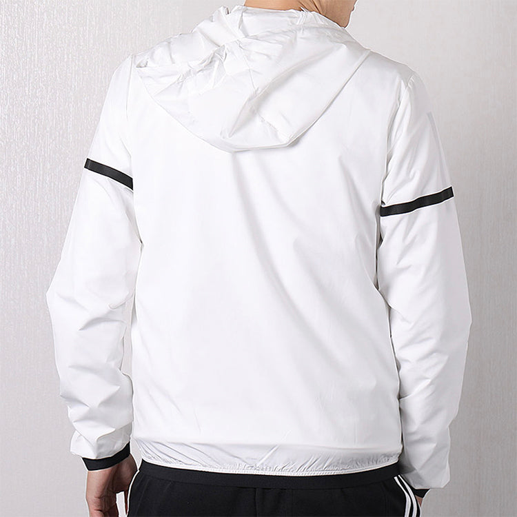 adidas neo Casual Windproof Cozy Jacket White DU8156