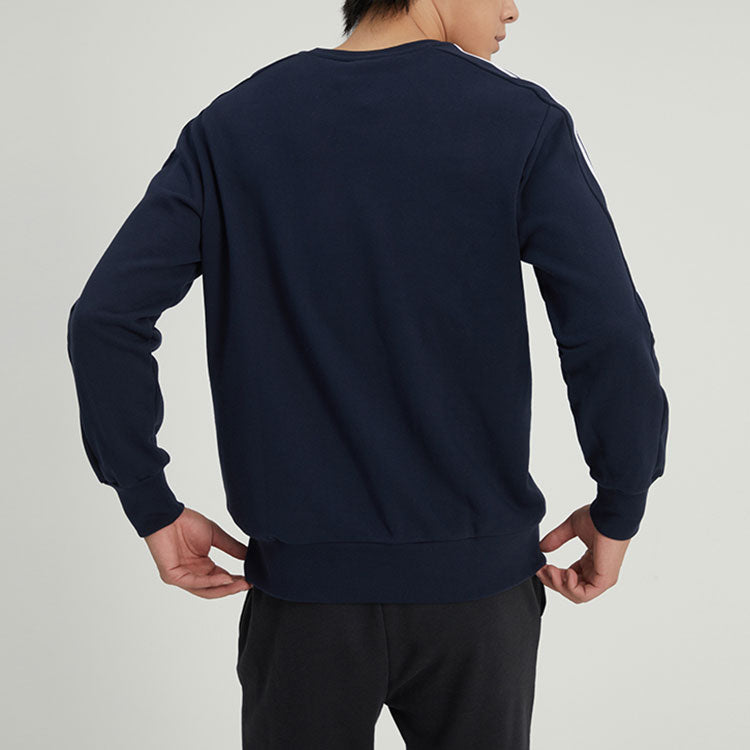 adidas Essentials French Terry 3-Stripes Sweatshirt 'Navy' IC9318