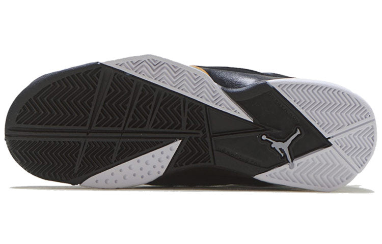 (GS) Air Jordan True Flight 'Black Metallic Gold' 343795-070