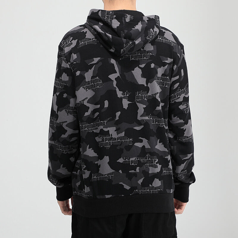 PUMA Rebel Camo AOP Hoodie 'Black' 585021-01