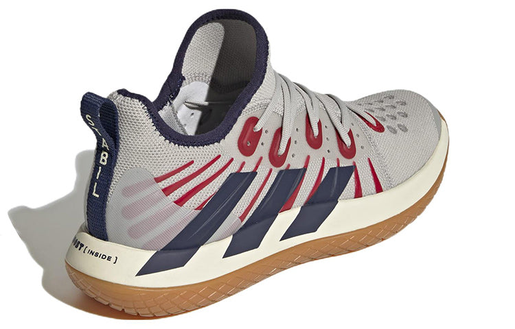 adidas Stabil Next Gen 2.0 Training Shoes 'Grey Two / Team Navy / Red' GW0814