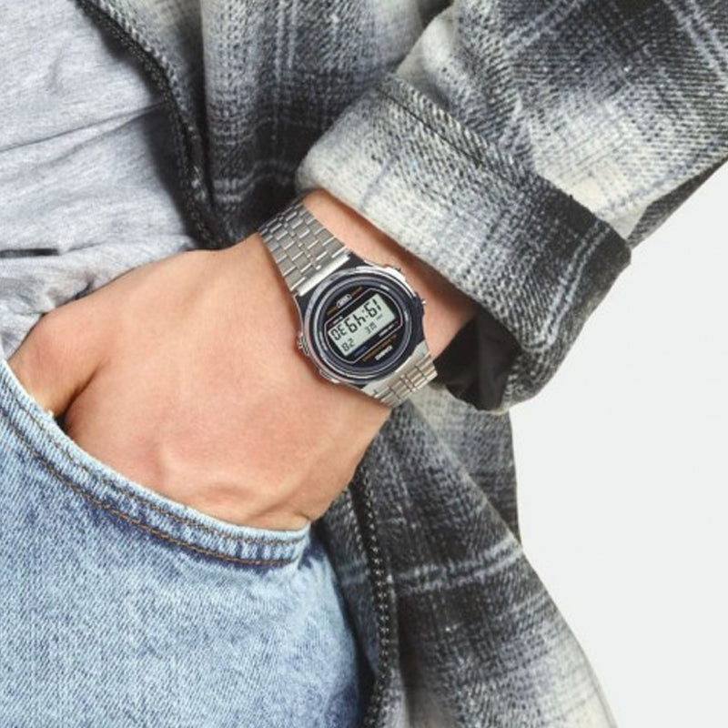 Casio Youth Digital Watch 'Silver Black' A171WE-1AEF