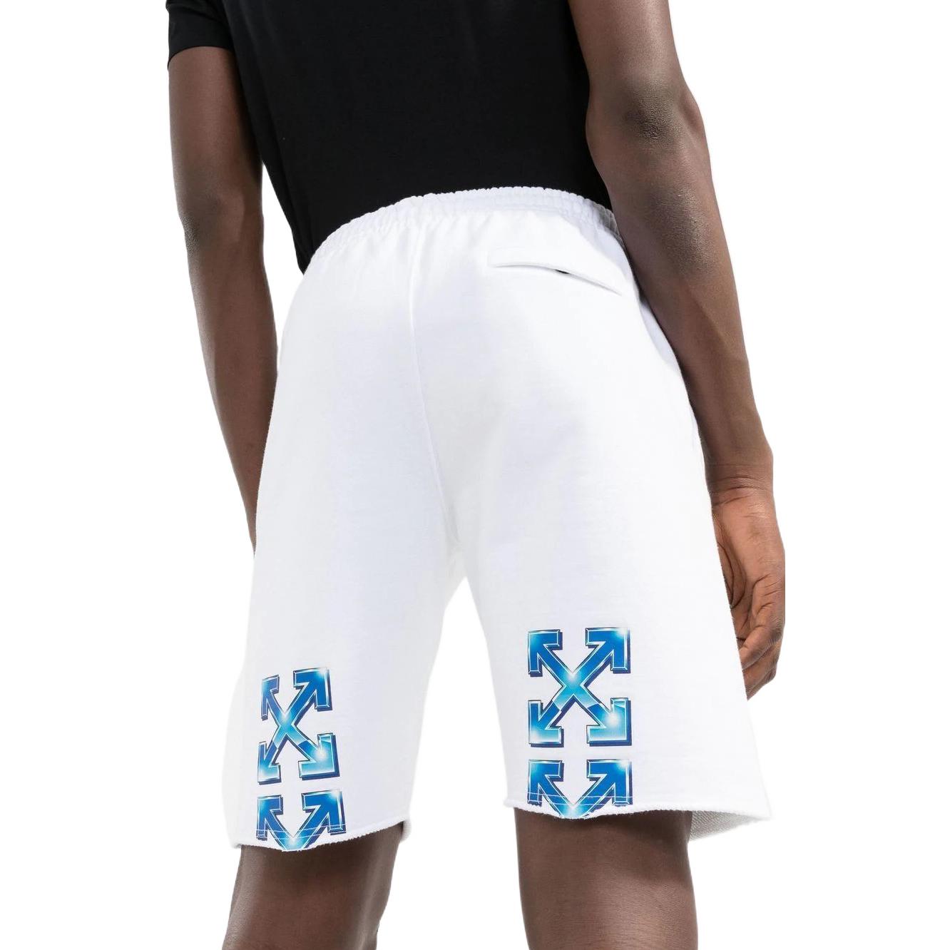 Men's Off-White FW22 Alphabet Logo Printing Casual Shorts Version White OMCI006S22FLE0050139