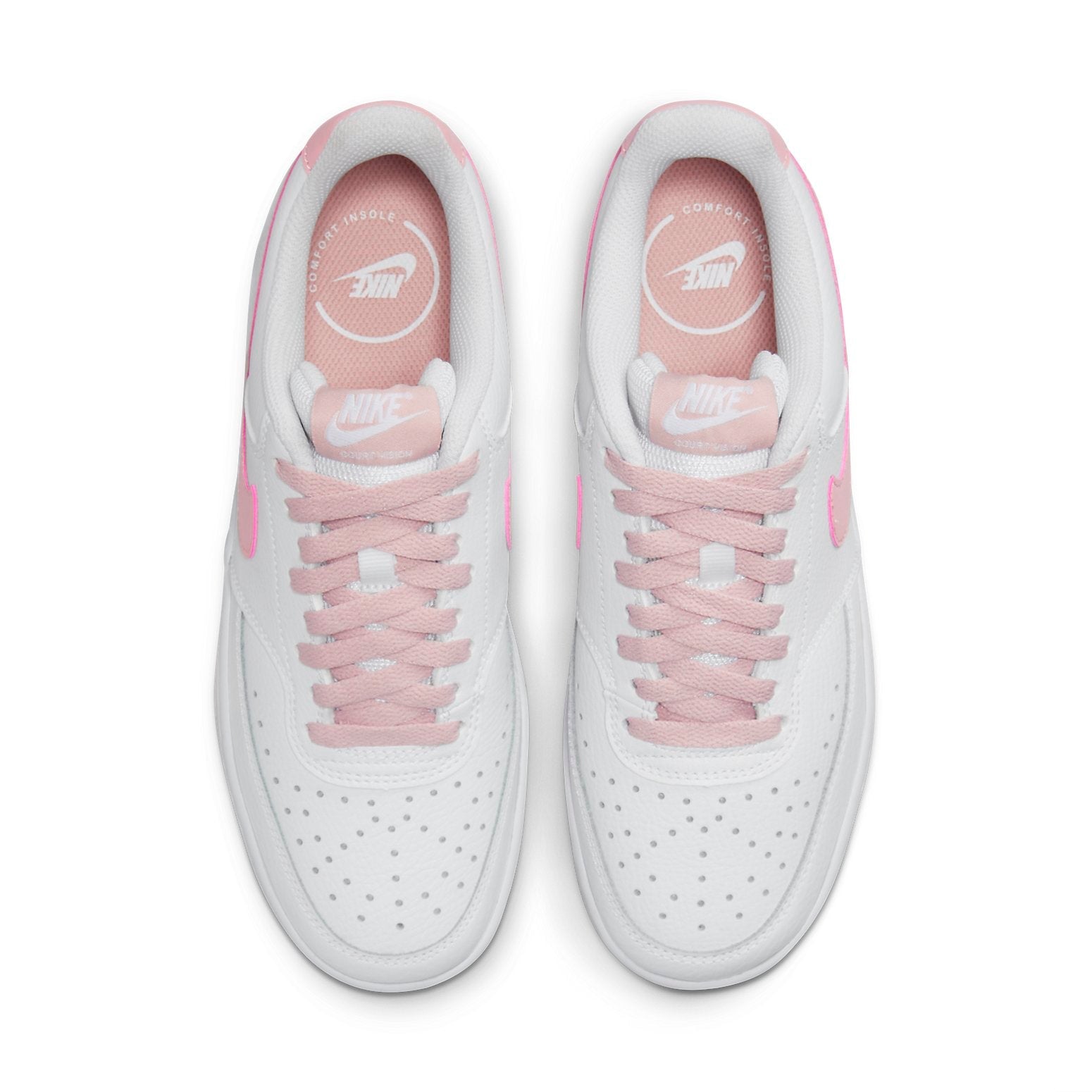 (WMNS) Nike Court Vision Low 'White Pink Oxford' CD5434-113