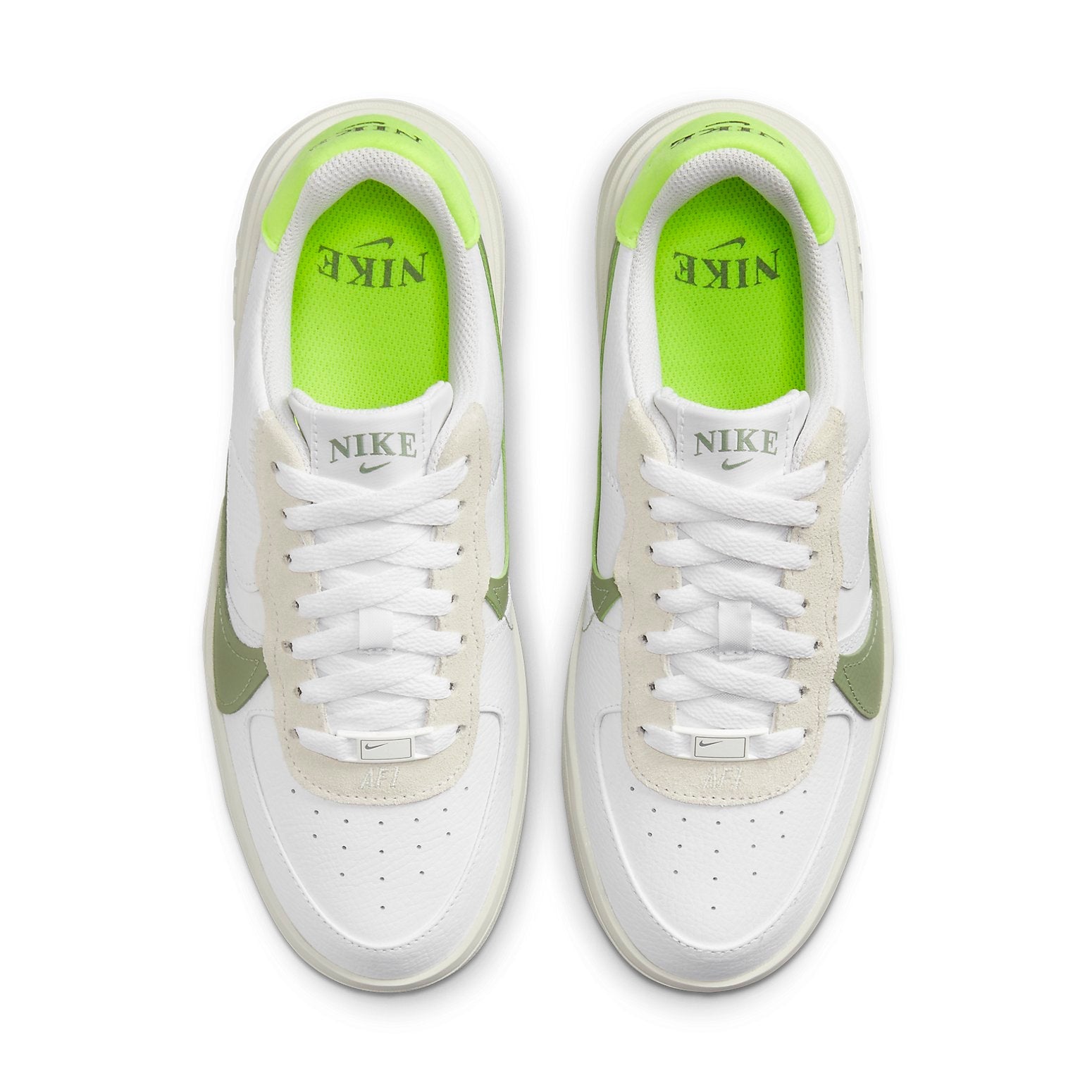 (WMNS) Nike Air Force 1 PLT.AF.ORM 'White Oil Green' FJ4739-100