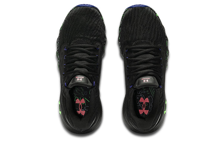 (WMNS) Under Armour Charged Vantage Fun CN 'Black Volt Green' 3026453-001