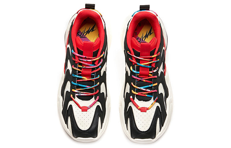 ANTA Life Series Sneakers 'Black Red White' 112018882-11