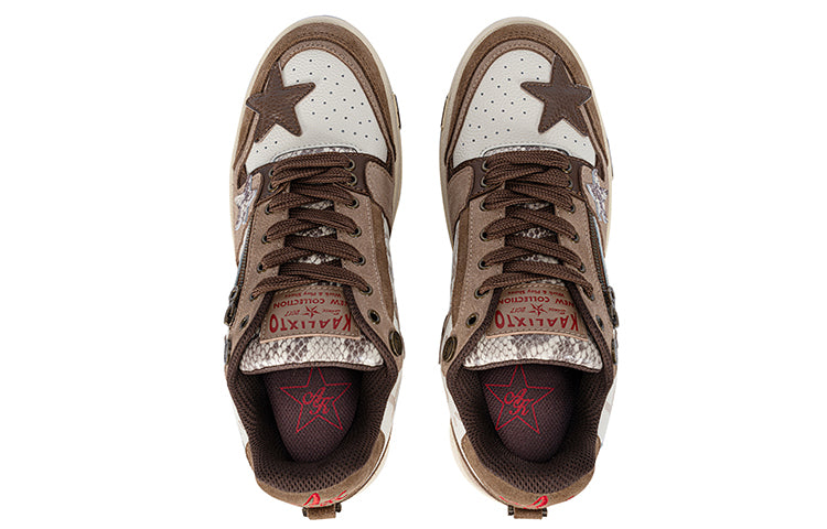 KAALIXTO Skateboarding Retro Low 'Vintage Brown' KSH221011