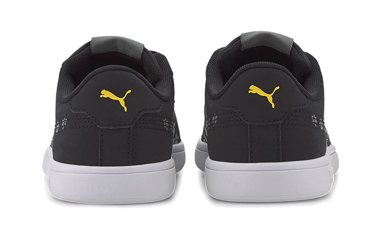 (PS) PUMA Smash V2 Animals Casual Shoes Black/White 373185-03