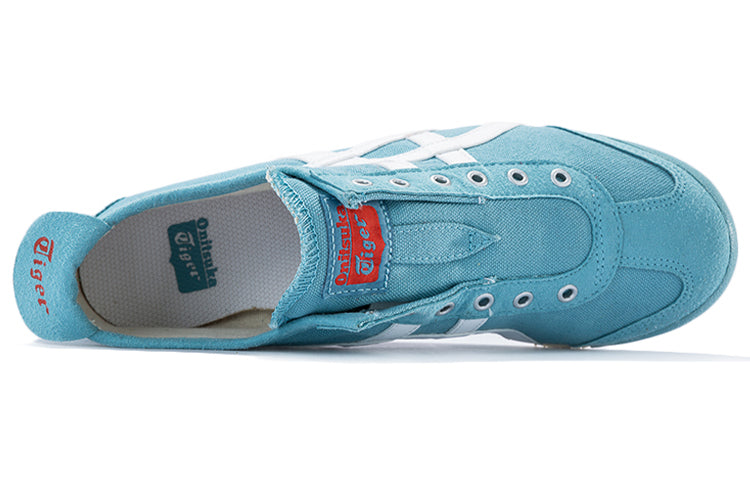 (WMNS) Onitsuka Tiger Mexico 66 Slip-On  'Aqua Blue White' D3K5N-4001