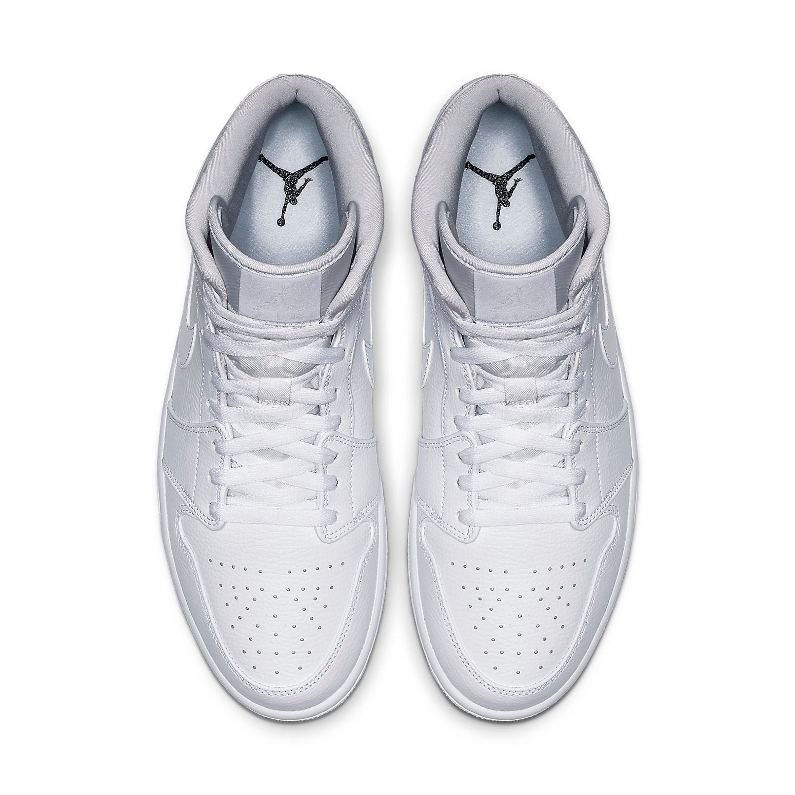 Air Jordan 1 Mid 'Triple White 2019' 554724-129