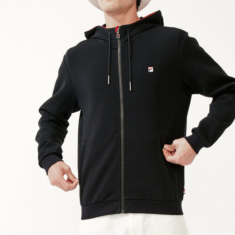 FILA Knit Minimalistic Hooded Jacket Blue F11M011509F
