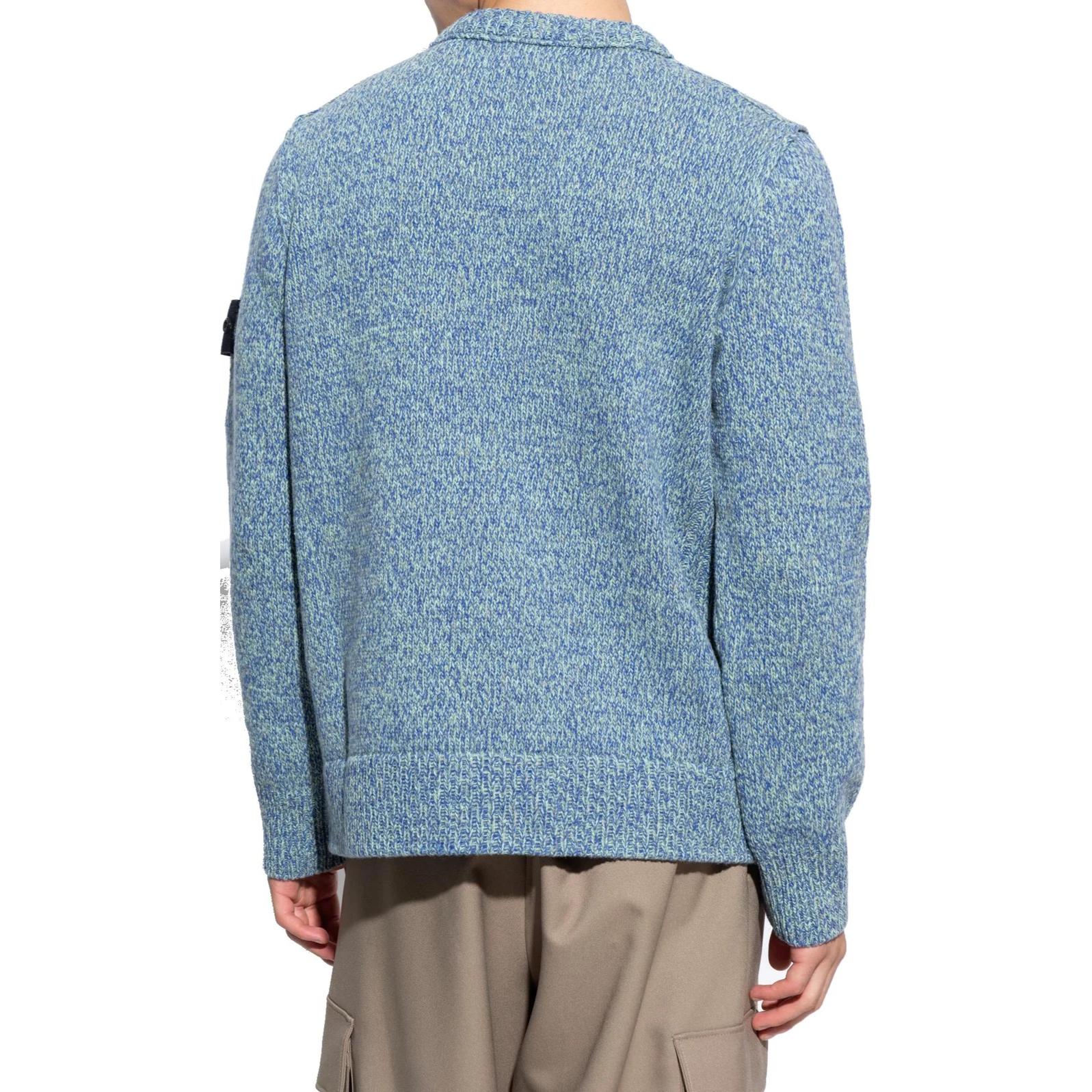 STONE ISLAND Crewneck Sweatshirt 'Bright Blue' 7915515A4-V0022