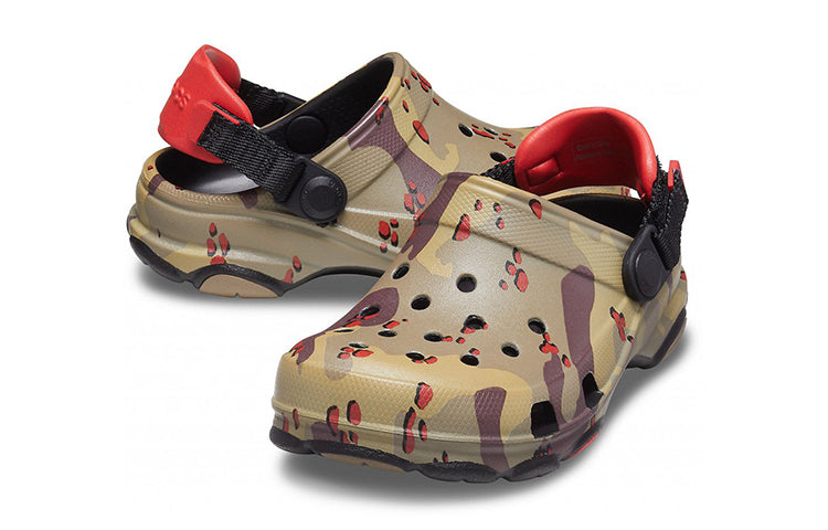 (GS) Crocs Classic All-Terrain Camo Clogs 'Brown Green Black' 207327-960