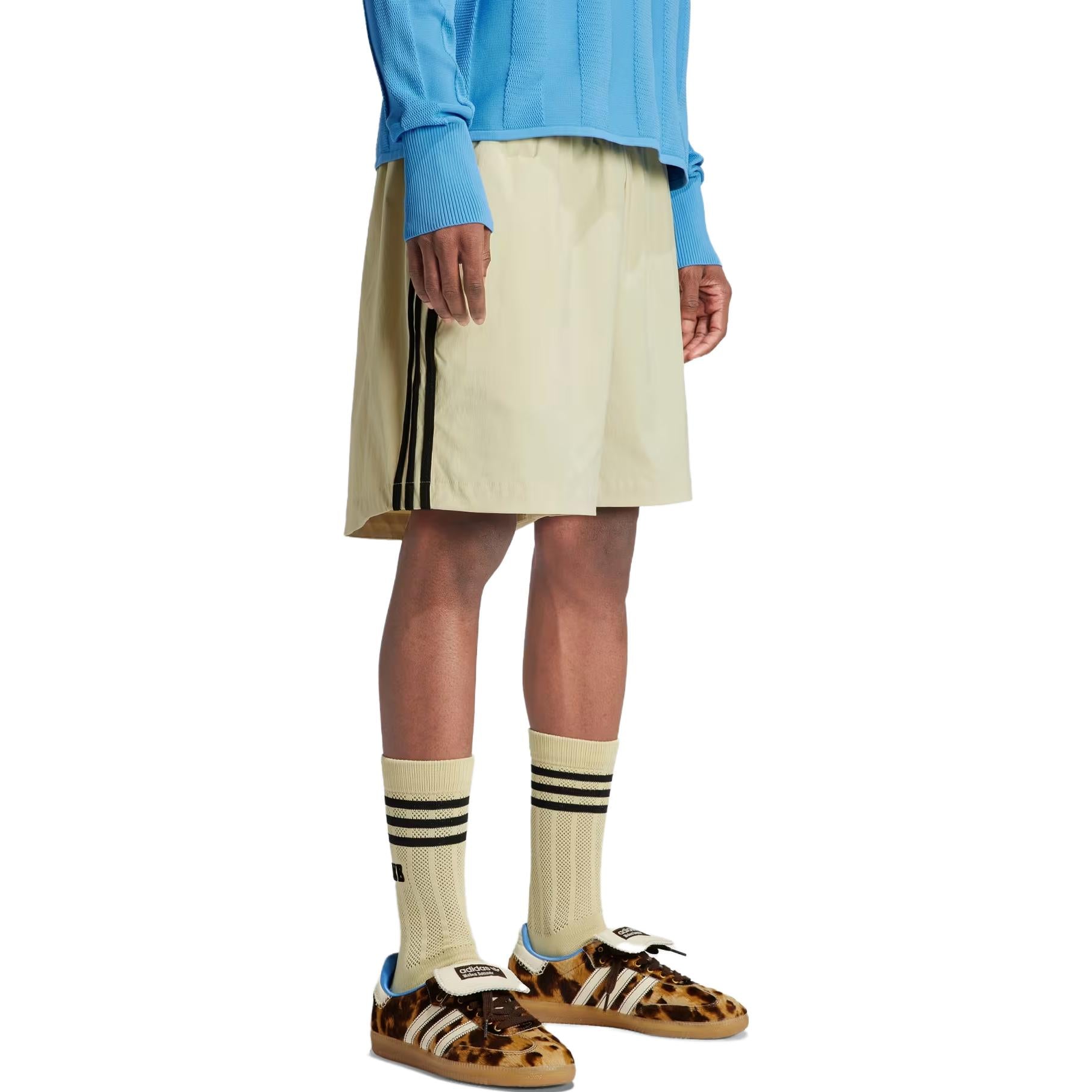 adidas x Wales Bonner Statement Football Short Asia Sizing 'Sandy Beige' IT9776
