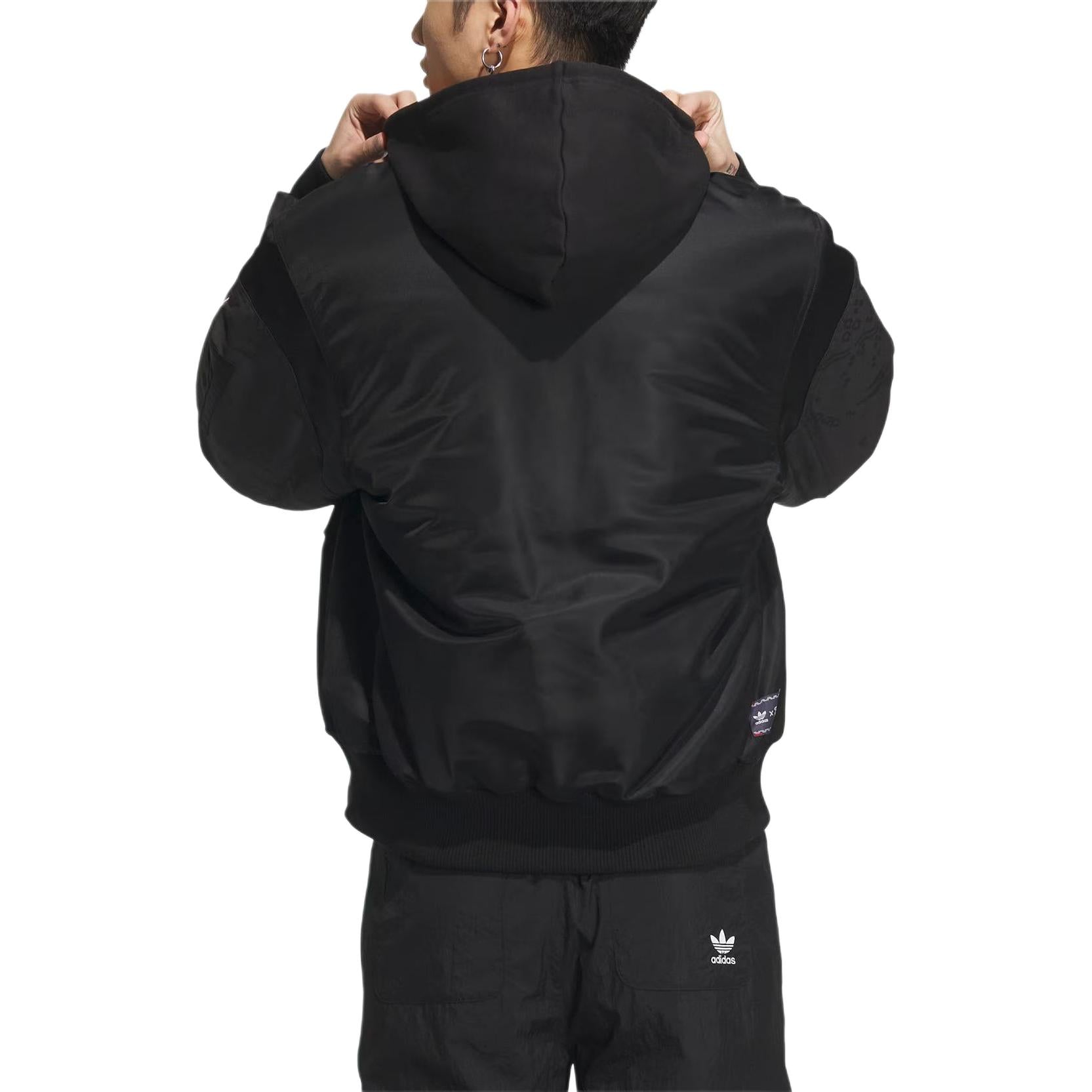 adidas Originals Padded MA Jacket Asia Sizing 'Black' IX4232