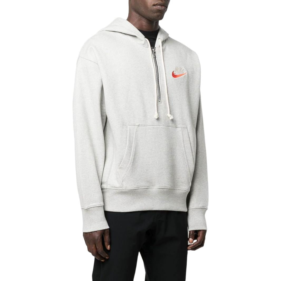 Nike Sportswear French Terry Pullover Half-zip Hoodie 'Grey' DM5279-050