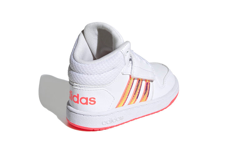 (TD) adidas adidas Hoops 2.0 Mid 'White Pink' FW7609