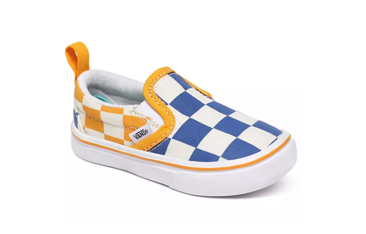 Vans Big Checker Comfycush Slip-On V 'Blue Yellow' VN0A4U37WIV