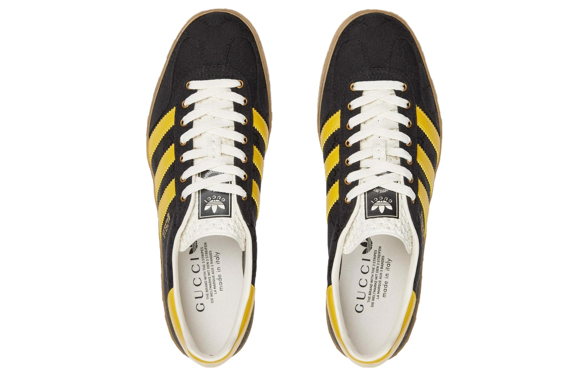 adidas x Gucci Gazelle  'Black Yellow' 737967-FAAW3-1084