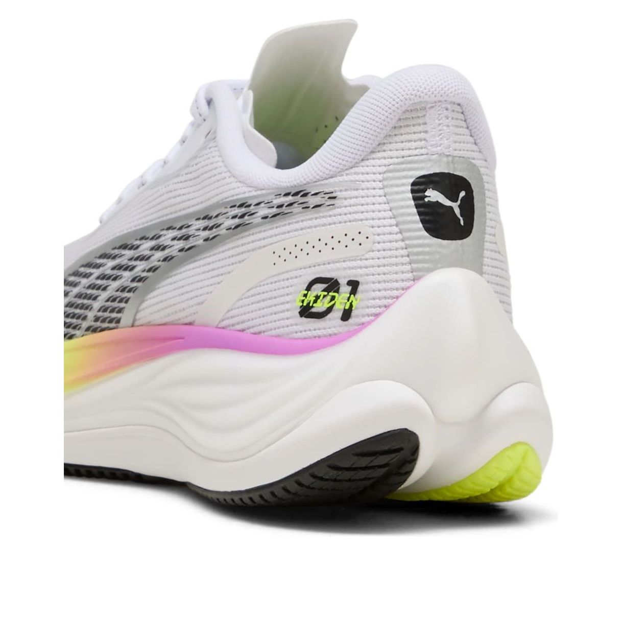 (WMNS) PUMA Velocity Nitro 3 Ekiden Glow 'White Pure Magenta Yellow' 311903-01