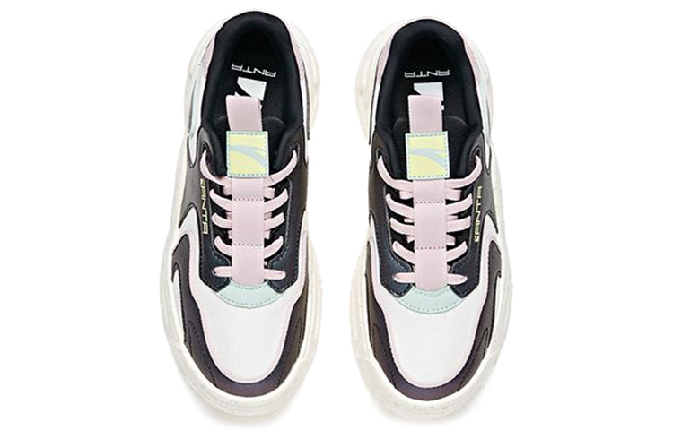 (WMNS) ANTA Dad Shoes 'Black Purple' 122038884-3