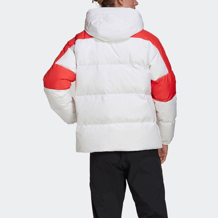 adidas Warm Outdoor Sports Down Jacket Male White GF0106