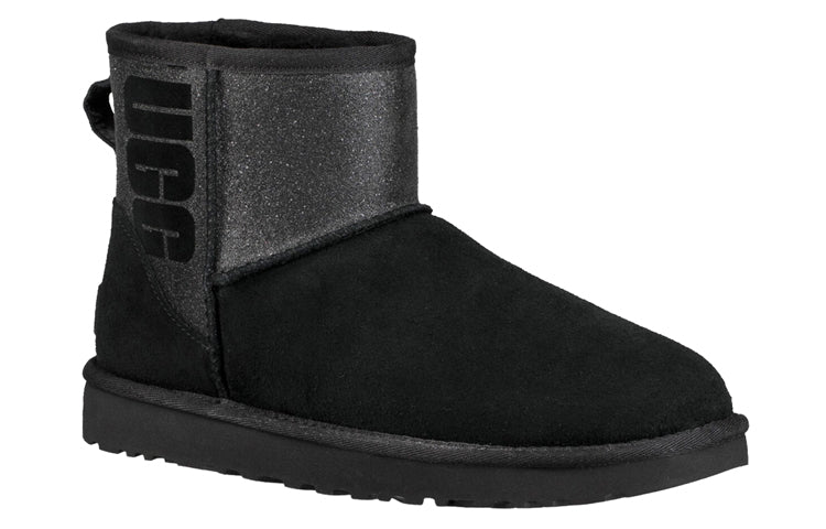 (WMNS) UGG Classic Mini sparkle 1098452-BLK