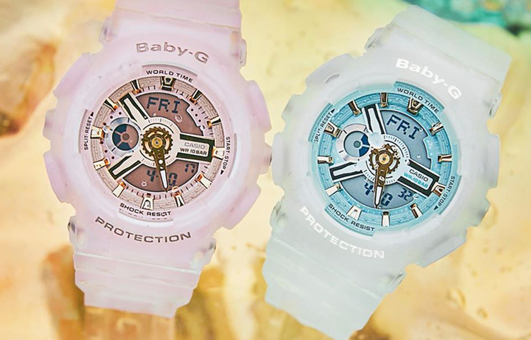 CASIO Baby-G 'White Blue' BA-110SC-7APR
