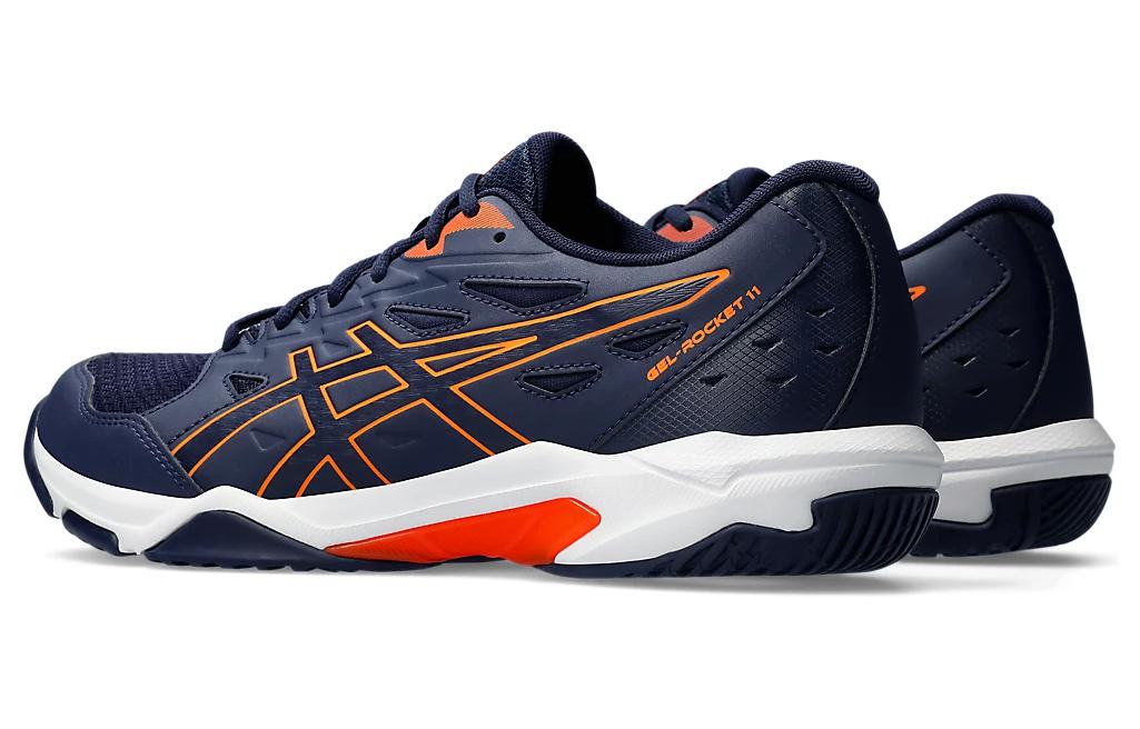 ASICS Gel-Rocket 11 Wide 'Peacoat Shocking Orange' 1071A094-402