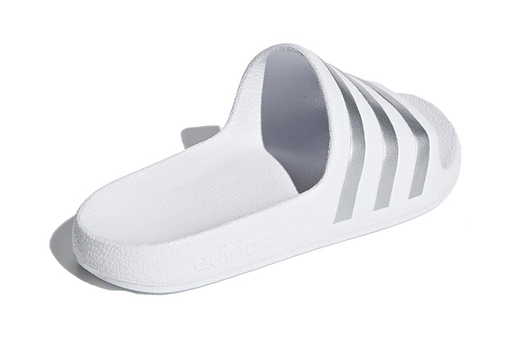 (PS) adidas Adilette Aqua Slides K 'Silver White' F35555