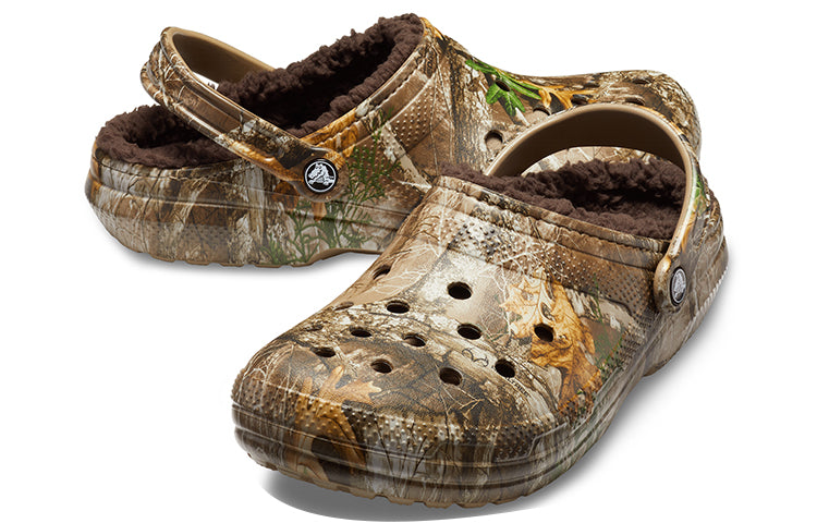 Crocs Classic Lined Realtree Edge Clog 'Brown' 205377-280