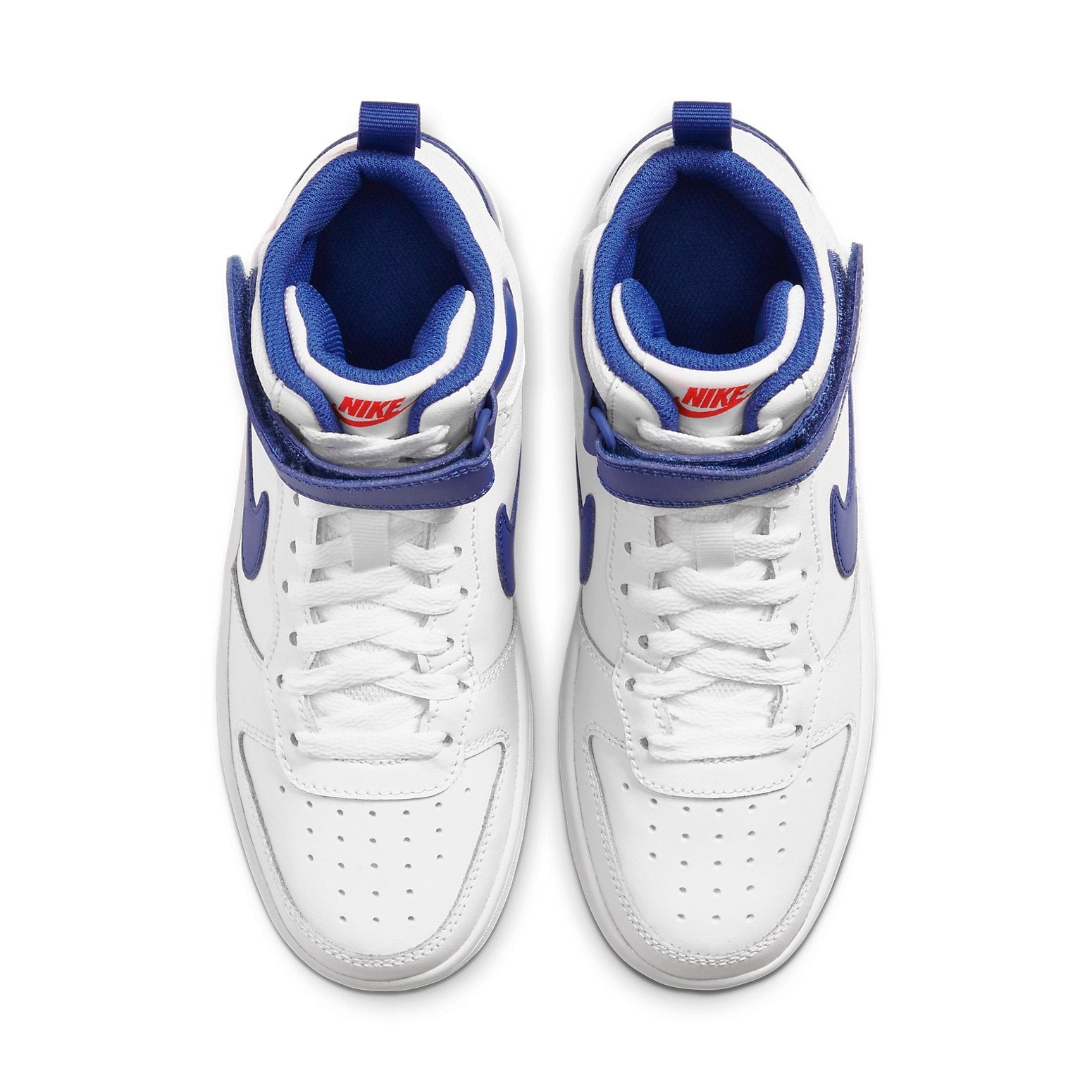 (GS) Nike Court Borough Mid 2 'White Game Royal' CD7782-101