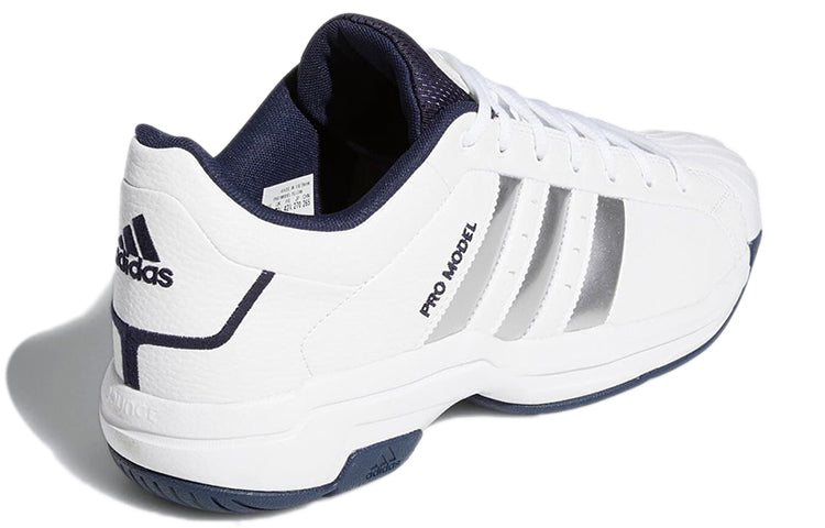 adidas Pro Model 2G Low 'White Silver Metallic Navy' H68051