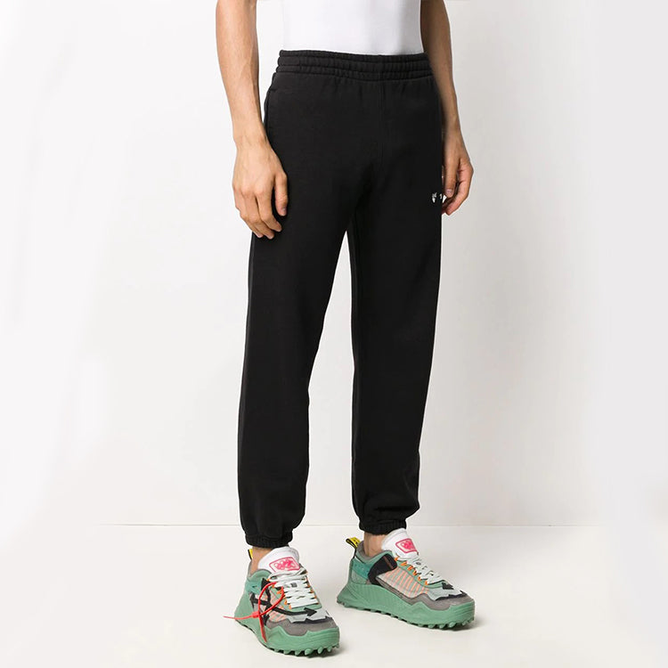 Off-White Mens FW20 Logo Embroidery Sweatpants OMCH030E20FLE0011001