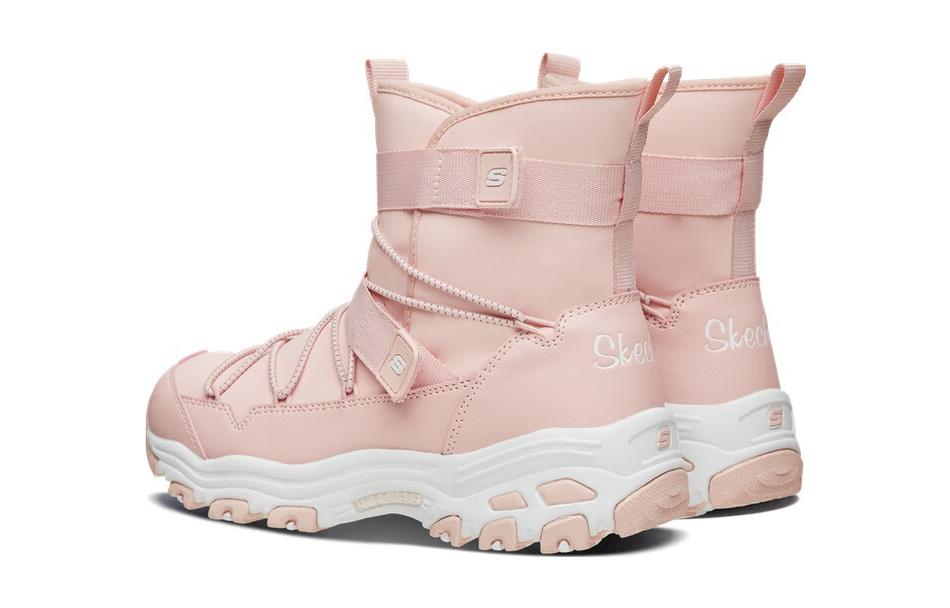 (GS) Skechers Winter Snow Boots 'Pink White' 664097L-PNK