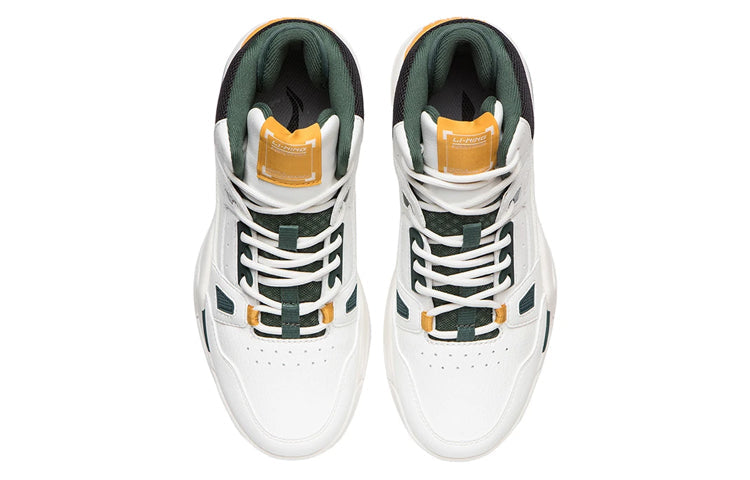 (WMNS) Li-Ning Basketball Shoes 'White Green Yellow' AGBR084-4