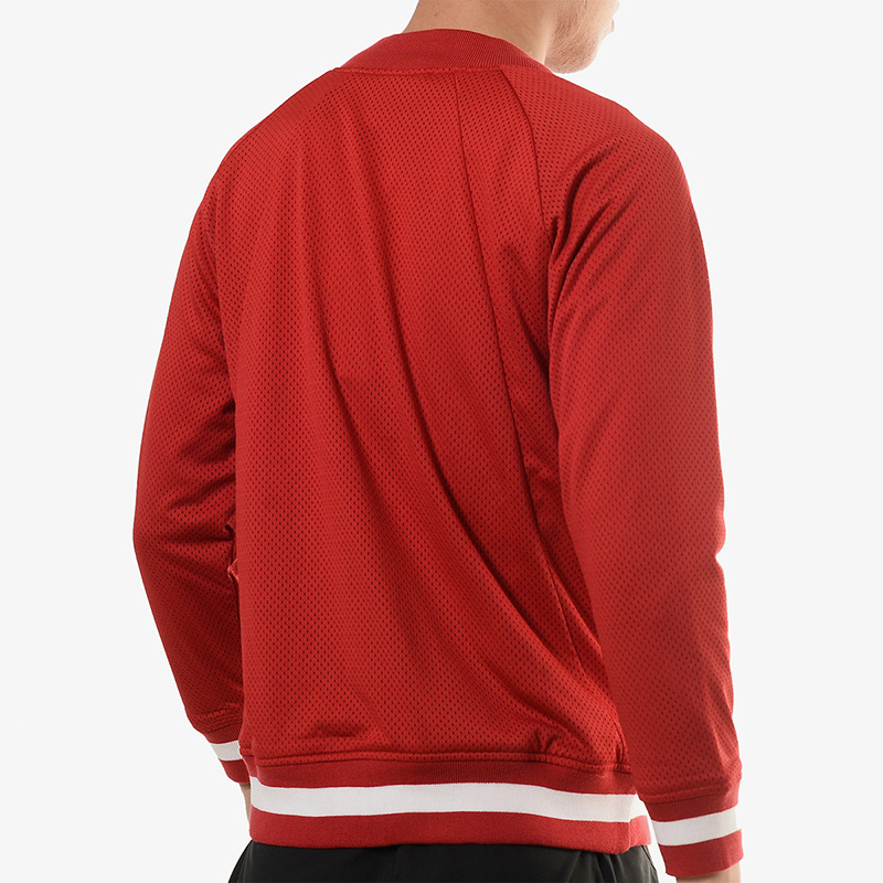 Air Jordan 14 Retro Last Shot Mesh Bomber Jacket 'Red White' AQ0617-687