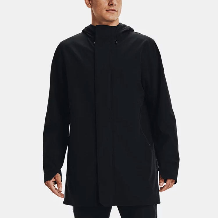 Under Armour Rush Shell Long Jacket 'Black' 1364904-001