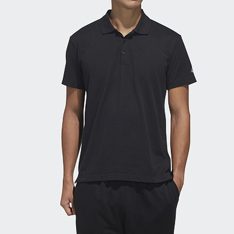 adidas M MH BSC Sports Solid Color Short Sleeve Black FM5418