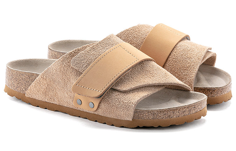 Birkenstock Kyoto Nubuck Suede Sandals 'Clay' 1022351